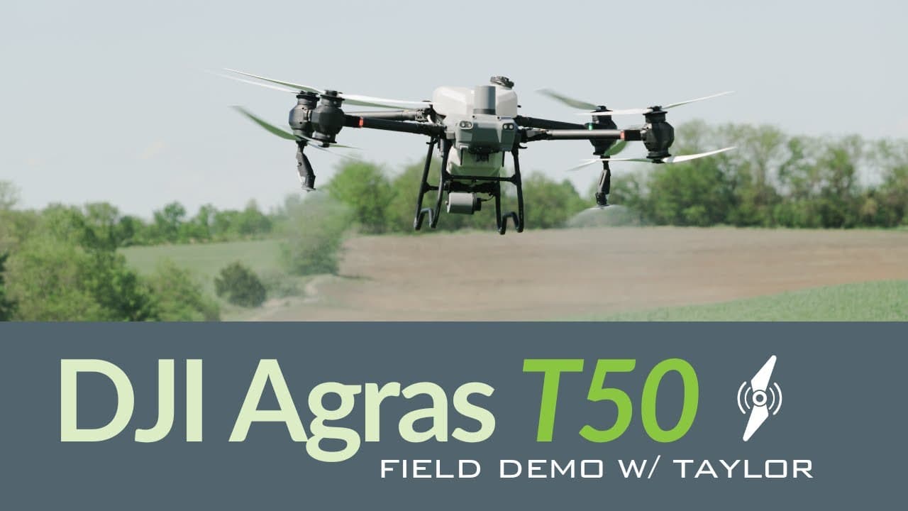 DJI Agras T50 Full Spraying Demo