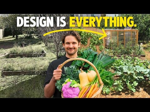 Garden Design That Feeds You: How to Grow 90% of Your Food With a Full-Time Job