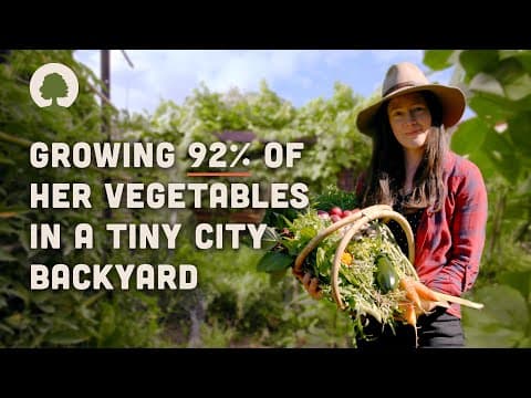 5 Years Later: How This 100m² Urban Garden Grows 450kg of Food Annually