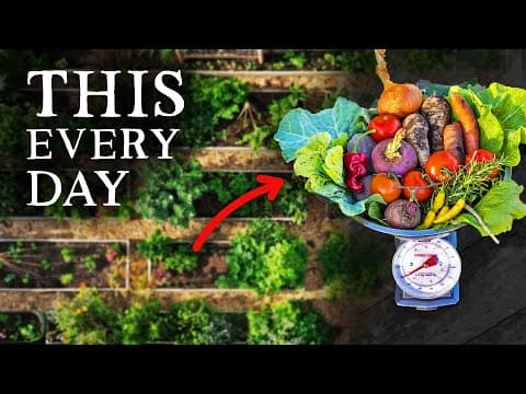The Self-Sufficiency Garden: How to Grow 700kg of Food per Year on 125m²