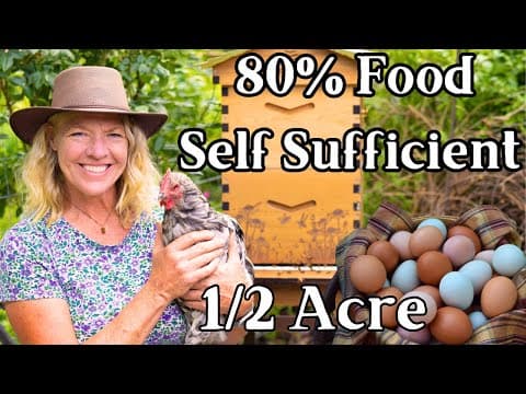 How to Achieve 80% Food Self-Sufficiency on Half an Acre: A 35-Year Blueprint